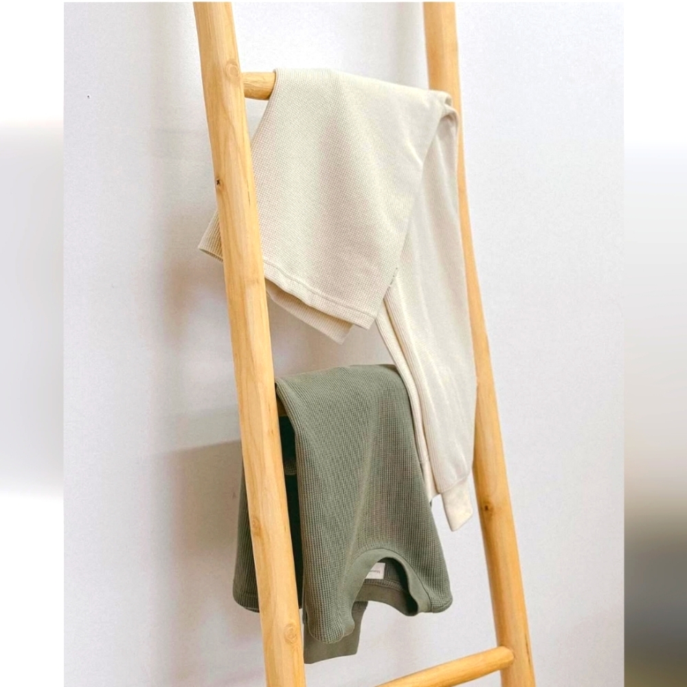 NWT MUSEUM OF PEACE & QUIET WAFFLE KNIT SURPLUS IVORY LOUNGE PANTS XL